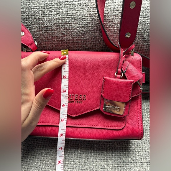 Brand new No tag Guess Georgiana Crossbody Flap Bag – Red - Picture 16 of 16
